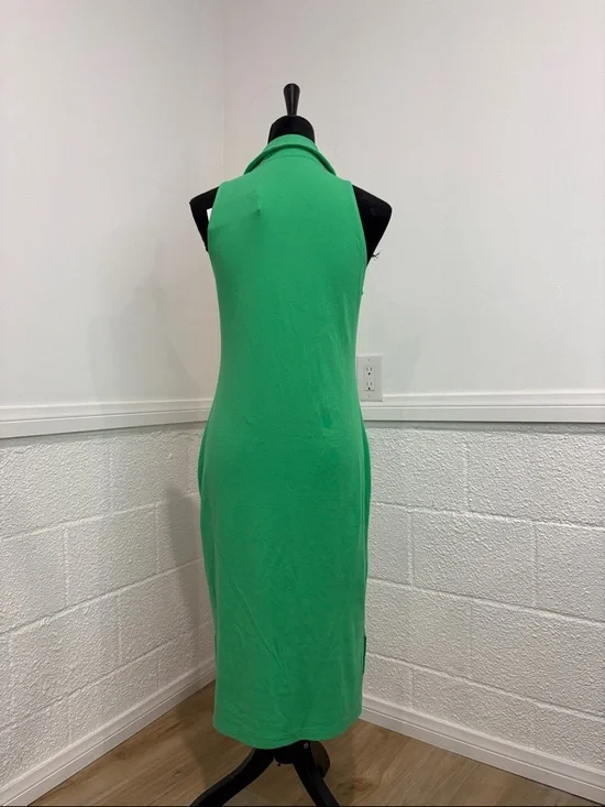 New Lilly Pulitzer Reema Sleeveless Polo Dress Spearmint Green Size Medium - Picture 5 of 13